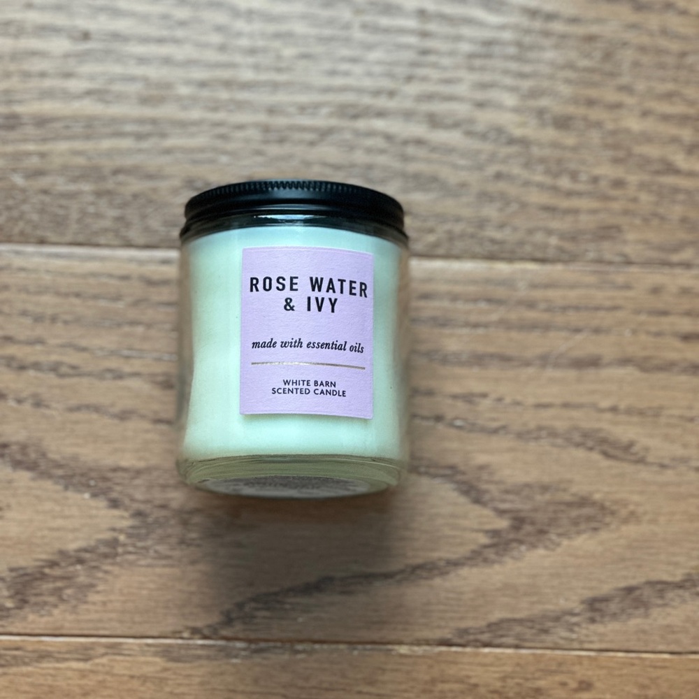 Bath & Body Works Rose Water & Ivy Single Wick Candle